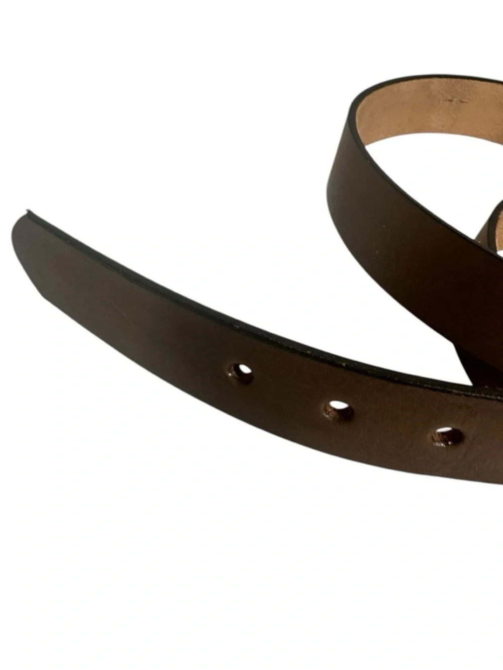 BRUSHY CREEK Full Grain Cow Hide Brown Belt Made in USA 7002X